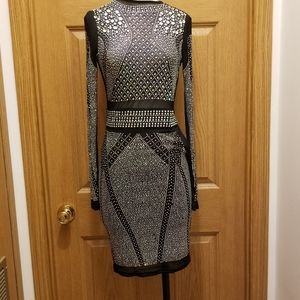 Akira iridescent gemstone party dress (small)